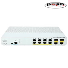 NEW Cisco WS-C2960C-8PC-L 8-Port PoE Compact Ethernet Switch