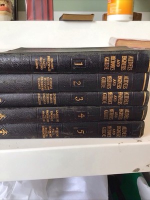 Audels Engineers and Mechanics Guide Set 1-5, 1930 EdItion, Copyright 1921/7 