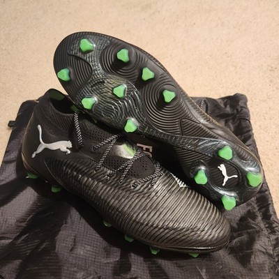 PUMA Future 8 Ultimate AG Soccer Cleats Black Green 108189-02 Men s Size 9.5