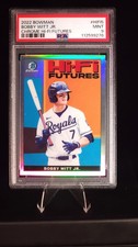 2022 Bowman Chrome #HIFI5 Bobby Witt JR Hi-Fi Futures Refractor PSA 9
