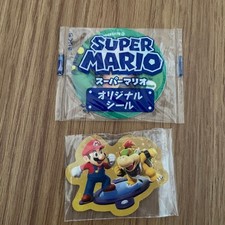 Mario Super Mario Nintendo Sticker Seibu Seven Sapporo Noodle Seal Lot