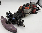 Pour pièces Kyosho moteur voiture Pure ten châssis 4WD vintage rare