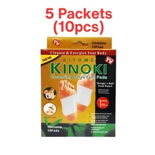 50 Pcs Kinoki GOLD Premium Detox Foot Pads Organic Herbal Cleansing+Retail Box