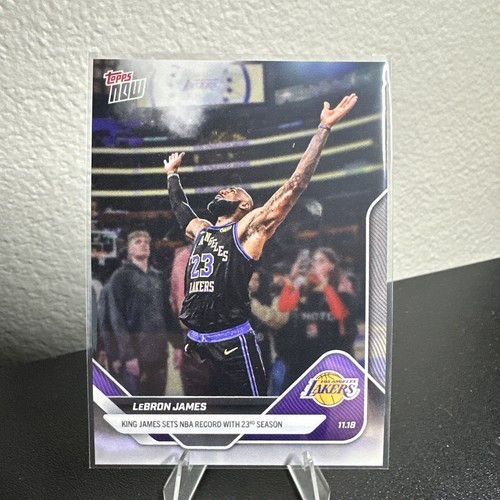 2025 Topps Now LeBron James - 2025-26 NBA Topps NOW - Card 58