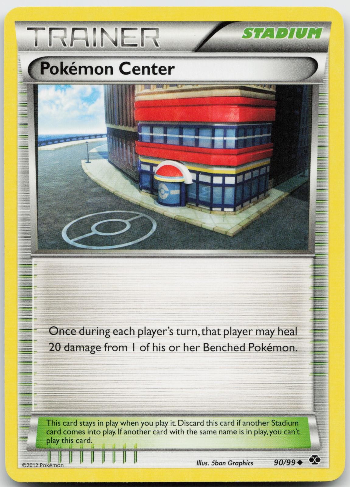 Pokemon Center 90/99 Pokemon Next Destinies - NM