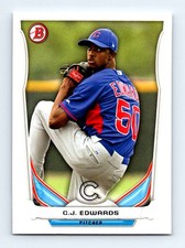#TP-72 2014 Bowman Top Prospects C.J. Edwards Cubs
