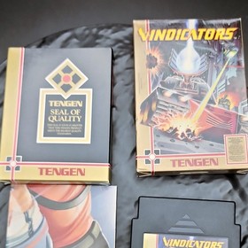 Vindicators Nintendo NES Tengen CIB Complete Game+Box+Manual Tested Works 🎮