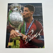 Cristiano Ronaldo Real Madrid Autographed 8x10 Photo With COA