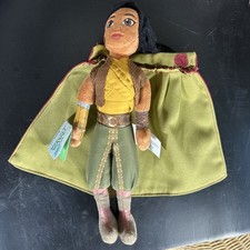 Disney Raya and The Last Dragon Raya Plush Doll 11" Stuffed Toy New Caped Plush