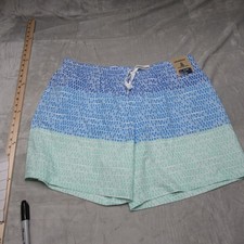 Chubbies Ocean Trifectas Trunks Mens XL Blue 5.5" Elastic Drawstring 69.99 NEW