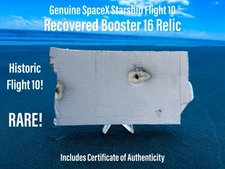 SpaceX Starship Historic Flight 10 Super Heavy Booster 16 Relic Lg Insul Panel