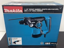 New Makita 1‑1/8'' SDS‑PLUS Rotary Hammer & 4‑1/2" Angle Grinder HR2811FX
