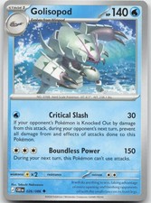GOLISOPOD 026/086 UC CHAOS RISING POKEMON NEAR MINT