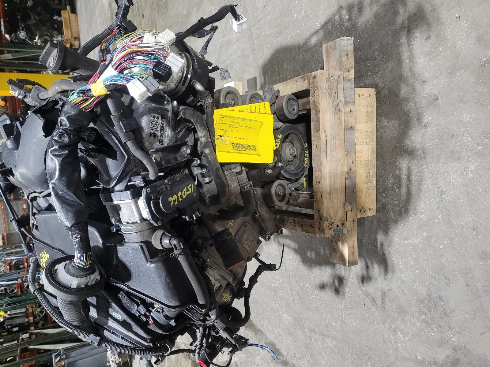 Used Engine Complete Assembly fits: 2015 Toyota Tacoma 4.0L VIN U 5th digit 1GRF