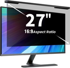 Hanging 27 Inch Computer Privacy Screen Filter, Hanging Computer Screen Priva...