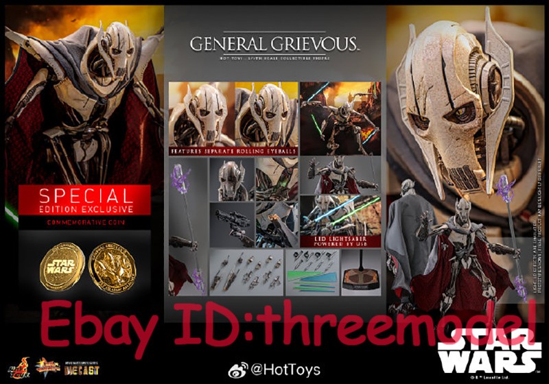 HotToys MMS760D67 1/6 Star Wars Revenge of the Sith General
