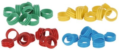 Spiralringe 20/100 Stück Hühner Puten Fasane Geflügel Kennzeichnung Haltung