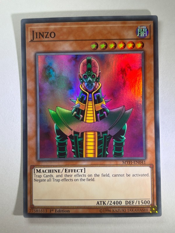 Jinzo MYFI-EN041 Super Rare 1st Edition YuGiOh Card NM