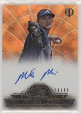 2014 Topps Tribute to the Pastime Orange 29/40 Mike Minor #TPT-MMI Auto gn7