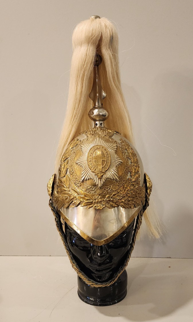 British Household Calvary Parade Helmet Circa 1871