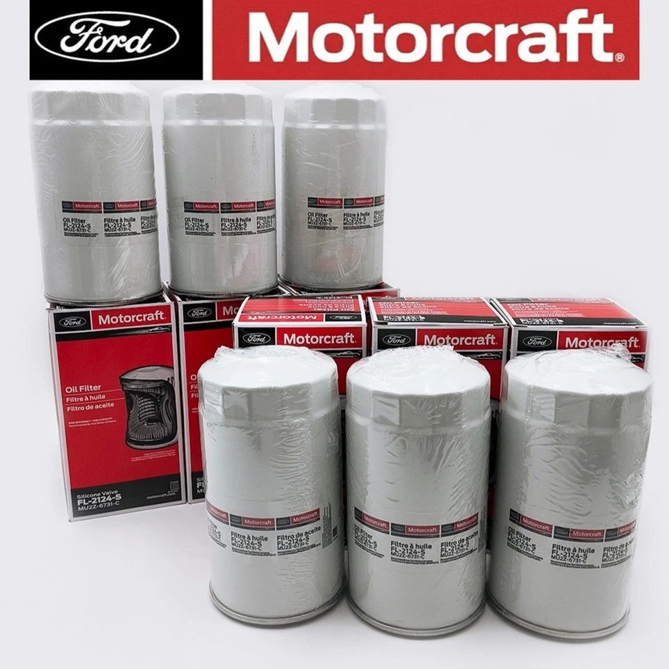 NEW Case of 12 OEM Ford Motorcraft Engine Oil Filters FL2051S BC3Z-6731B FL2124S - Изображение 4 из 4