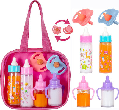  , My Sweet Baby Disappearing Doll Feeding Set, Baby Care 6 Piece Doll Feeding S