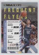 2020-21 Panini NBA Hoops Frequent Flyers Winter Ja Morant #7 01i1