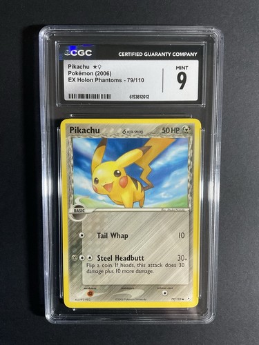 Pikachu δ graded CGC 9 for sale on eBay