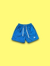 Nike Sportswear Woven Lined Flow Shorts Size Small Blue Mens Pockets