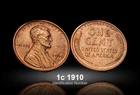 1910 Lincoln Wheat Penny T-98553