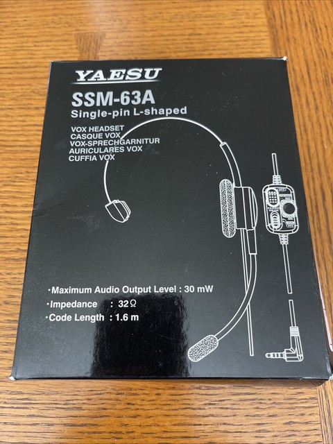 Yaesu SSM-63A VOX Headset
