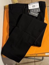 Michael Kors Classic Black Pants Light Stretch 28x28 Boys 16 Regular Orig 75