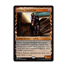 WotC MTG Kaladesh Invention Solemn Simulacrum (MR) (Foil) NM
