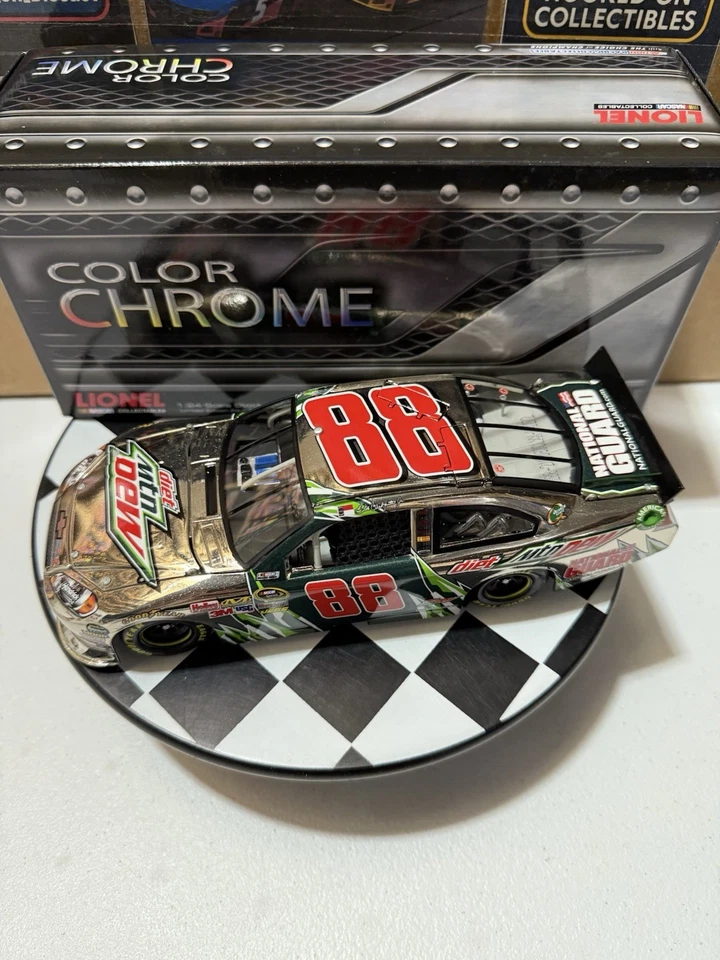 Dale Earnhardt Jr #88 Diet Mountain Dew Color Cromo 2012 1/24 Nascar Diecast Foto 2 de 4