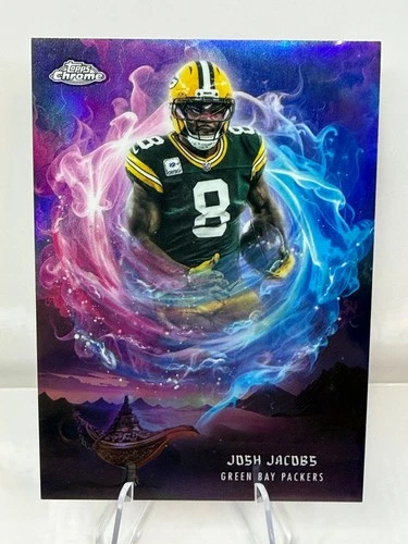 2025 Topps Chrome Josh Jacobs Base (RAW)