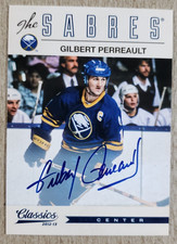 2012-13 Panini Classics Signatures Gilbert Perreault Auto #12 Buffalo Sabres