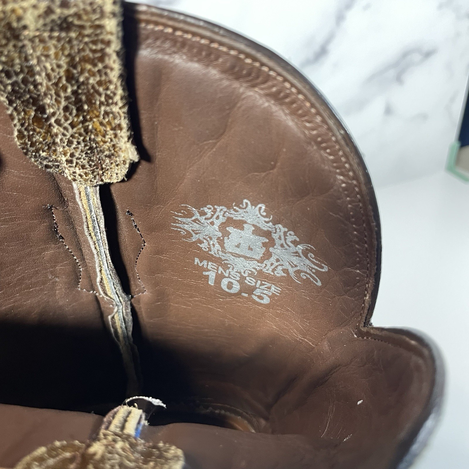 Tanner Mark Exotic Leather Python Matte Natural B… - image 10