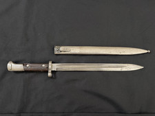 WWII WW2 Era Czech VZ-24 8mm Mauser Rifle Bayonet w/ Scabbard!