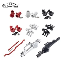 1set Front Rear AR14B Axle Housing Steering Knuckle for 1/10 RC Axial RBX10 Ryft