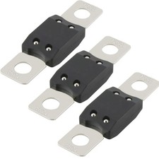 MEGA AMG High Current Fuse 125A Bolt Mount Car Truck Bus Caravan Protection 3PCS
