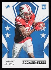 2020 Panini Rookies & Stars QUINTEZ CEPHUS - Base Rookie Card #179. rookie card picture
