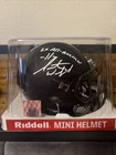 Antoine Winfield Jr Signed Ohio State U Mini Helmet  Primetime COA OSU Bucs