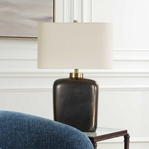 Uttermost 30565 Quentin 25" Tall Vase Table Lamp - Bronze - Picture 6 of 6