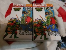 2 Pc Lot Teenage Mutant Ninja Turtles Underwear Briefs Boys Size 6