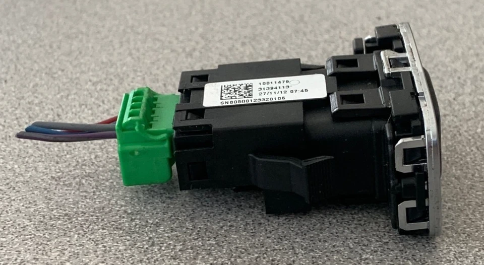 11-18 VOLVO S60 ENGINE PUSH START STOP IGNITION BUTTON SWITCH 31394113 USED OEM - Image 4 of 4