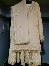 Indian/Pakistani Heavy Ready to wear Formal Gharara kameez 3 piece designer