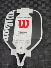 Wilson Vesper Control 17 Pickleball Paddle  upc# 097512925365