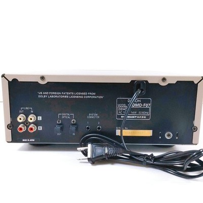 美品 DENON デノン DMD-F07 MDプレーヤー MDデッキ DENON DMD-F07 MD Player MD Deck Working Condition Used