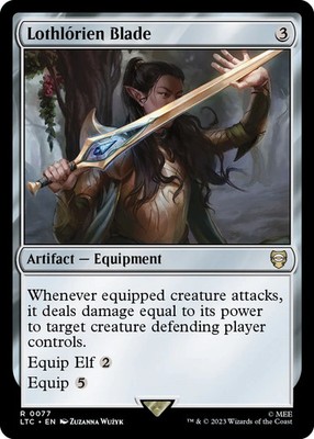 Lothlorien Blade [The Lord of the Rings: Tales of Middle-Earth Commander] Near M