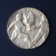 Gold Olympics Fan Apparel and Souvenirs Tokyo 1964 Event for sale